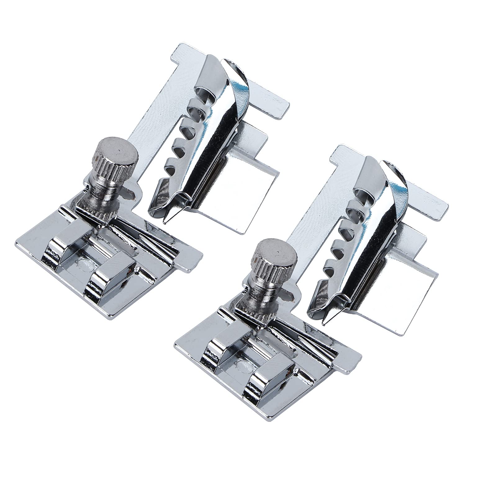 2Pcs Sewing Machine Pressing Foot Multifunctional Bias Tape, Easy to Fold Hem, Nonslip, for Most Household Sewing Machines