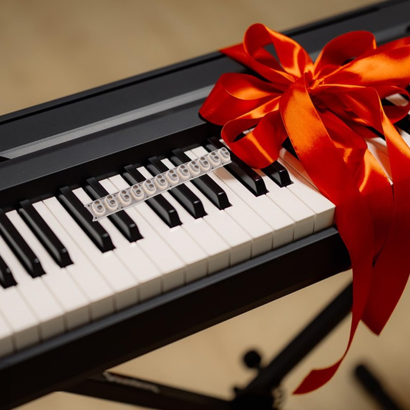 Yardwe Tastiera Elettronica Contatti Strisce in Silicone Tasti Contatto Foglio Ricambio di Riparazione per Pianoforte Digitale