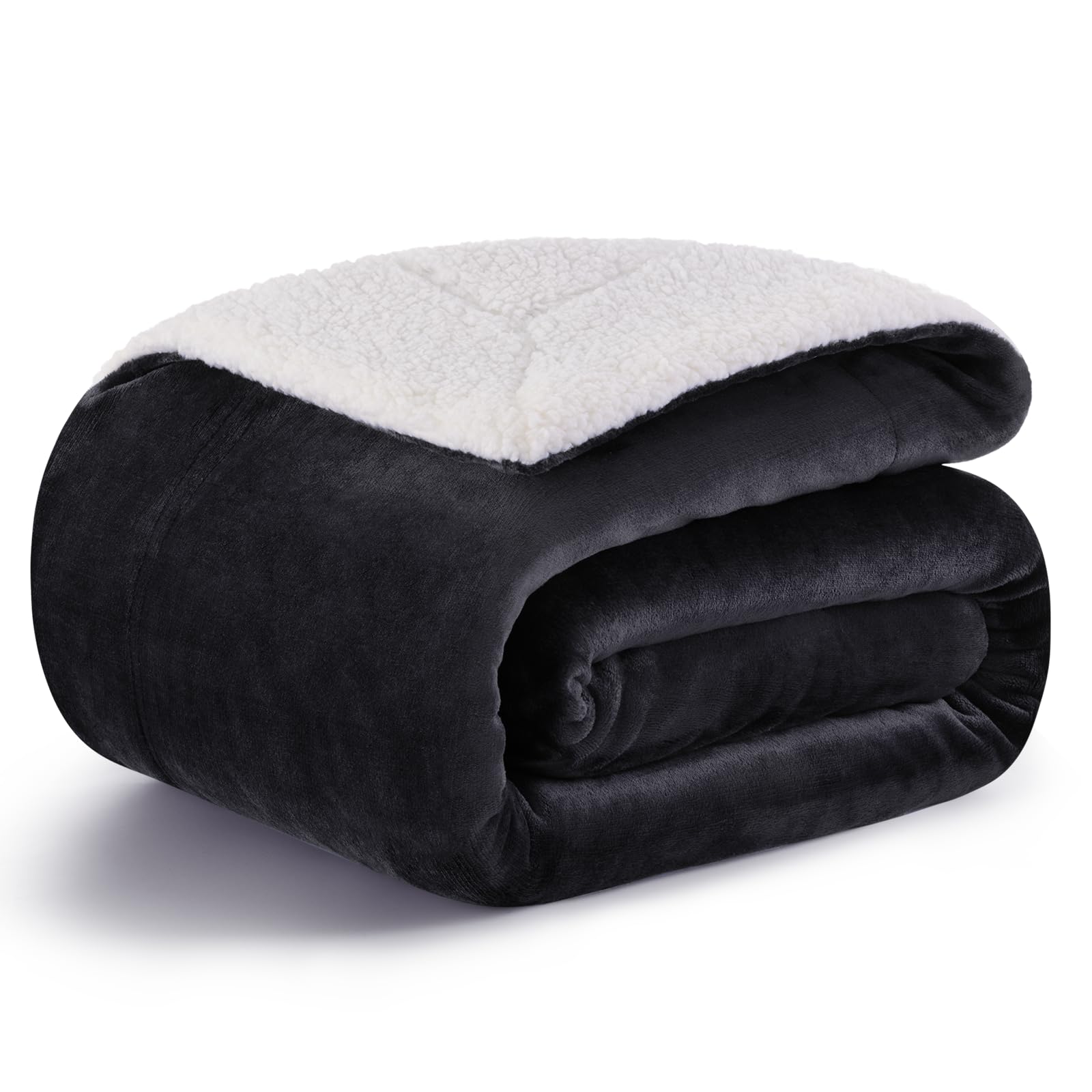 PanxHome Coperta Plaid Pile 160x200cm, 520GSM Coperta Pile per Coperta Pelosa per Letto Super, Blanket di Alta Qualità, Una Coperta di Natale per Tutti (Grigio)