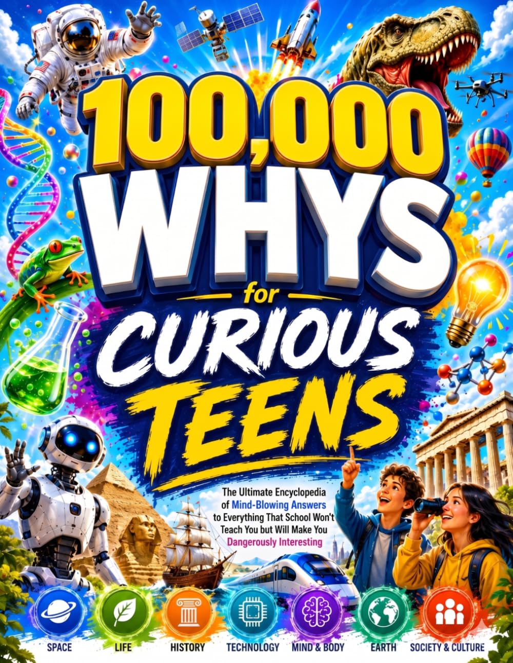 100,000 Whys for Curious Teens: The Ultimate Encyclopedia of Mind-Blowing Answers to Everything That School Won't Teach You but Will Make You Dangerously Interesting