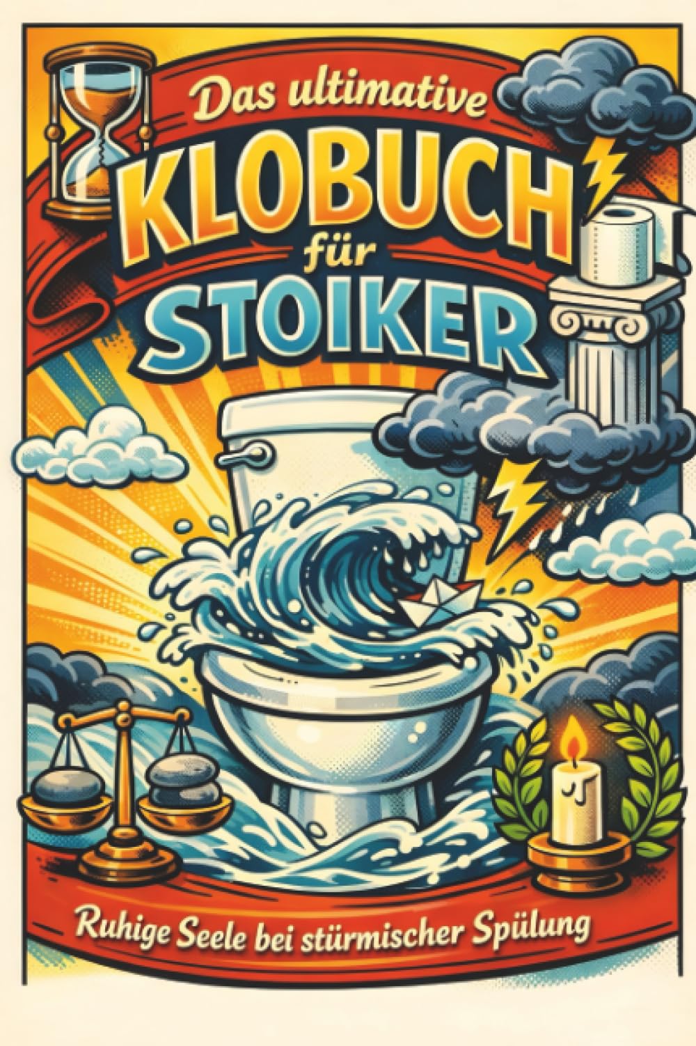 Das ultimative Klobuch für Stoiker: Ruhige Seele bei stürmischer Spülung. Lustiges Geschenk mit Lifehacks, Fun Facts und Geschichten