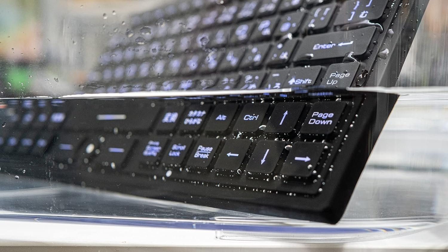 BitTradeOne BTKB91WPBK Keyboard Waterproof Dustproof Keyboard Black