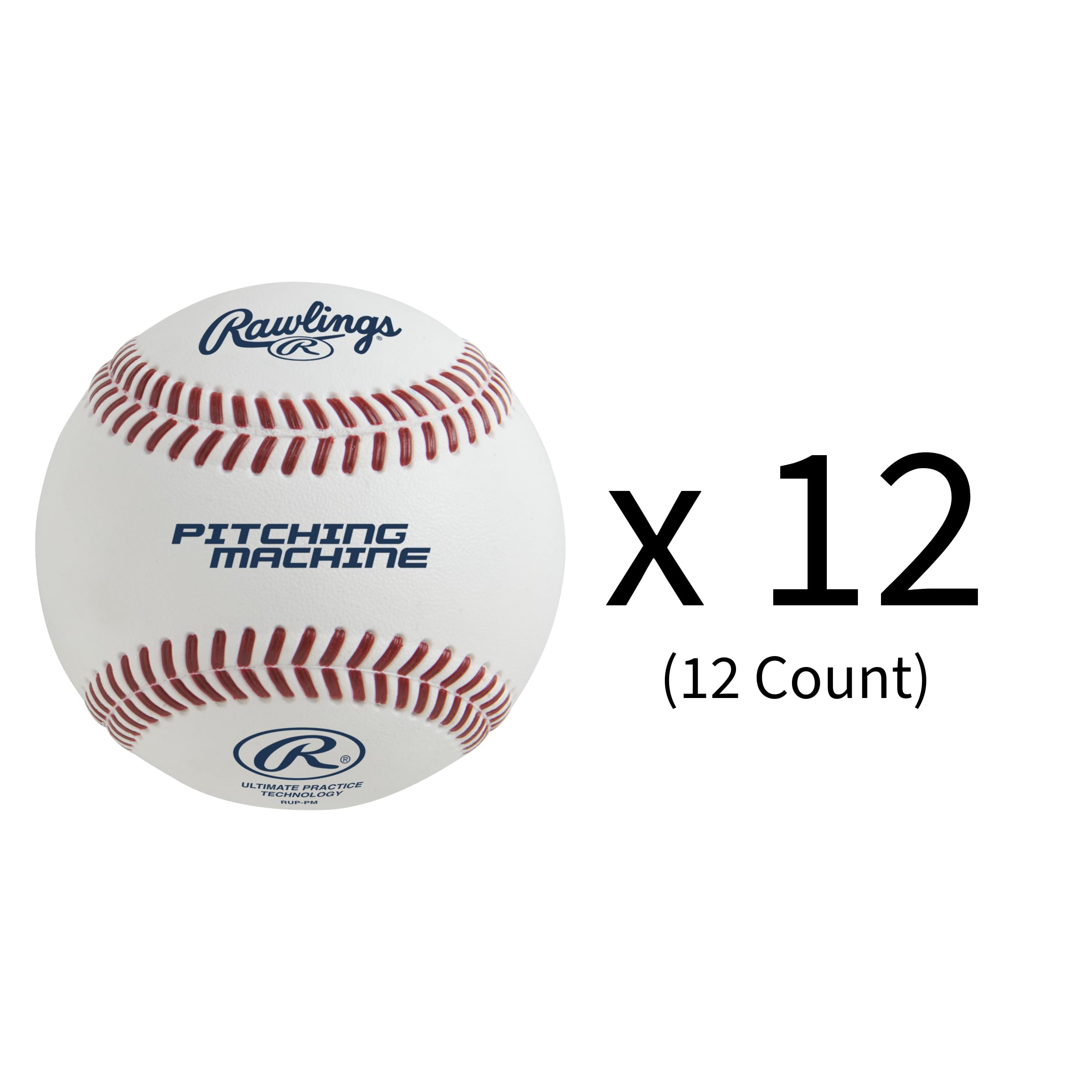 Rawlings Ultimate Practice Technology (UPT) Pelotas de béisbol con máquina de Lanzamiento, Caja de 12