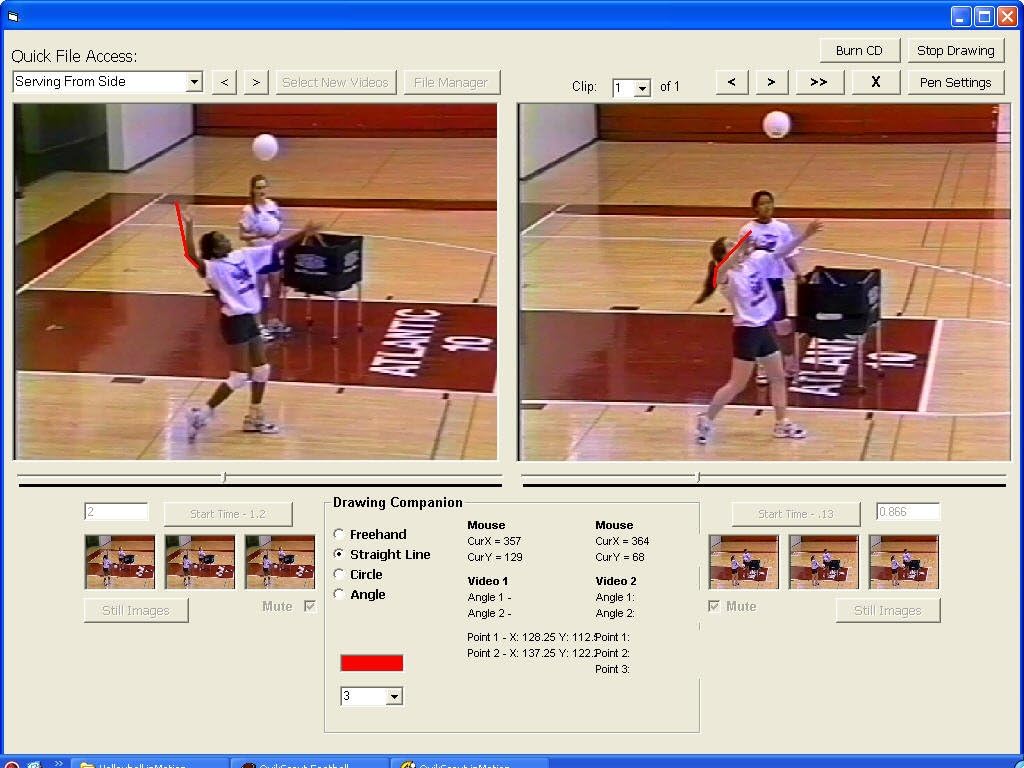 Volleyball inMotion combines Quik Scout’s motion analysis