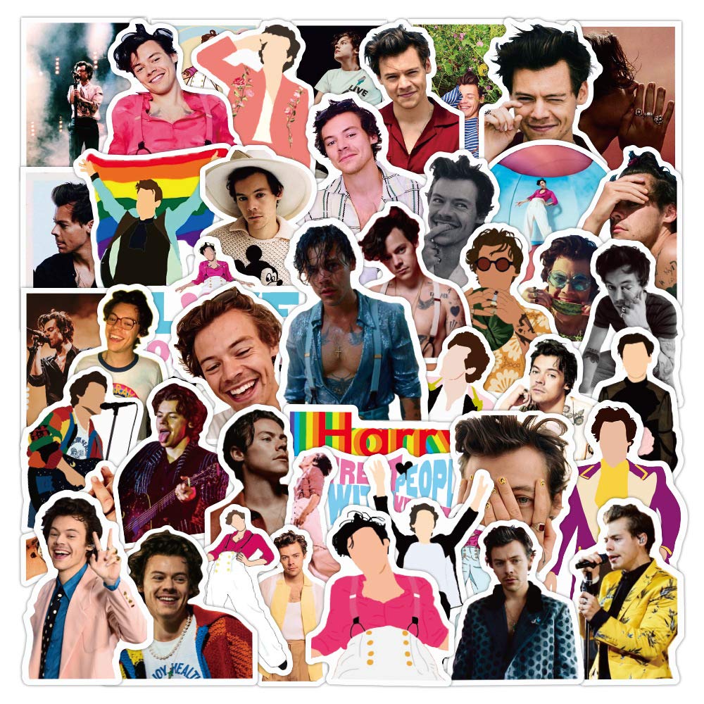 Cheaper Shopping Boys Harry Style Stickers Waterproof Stickers, Pop Singer Decal, Scrapbook Stickers, Cute Aesthetic Trendy Music Stickers For Water Bottles Book Laptop Guitar Skateboard Suitcase