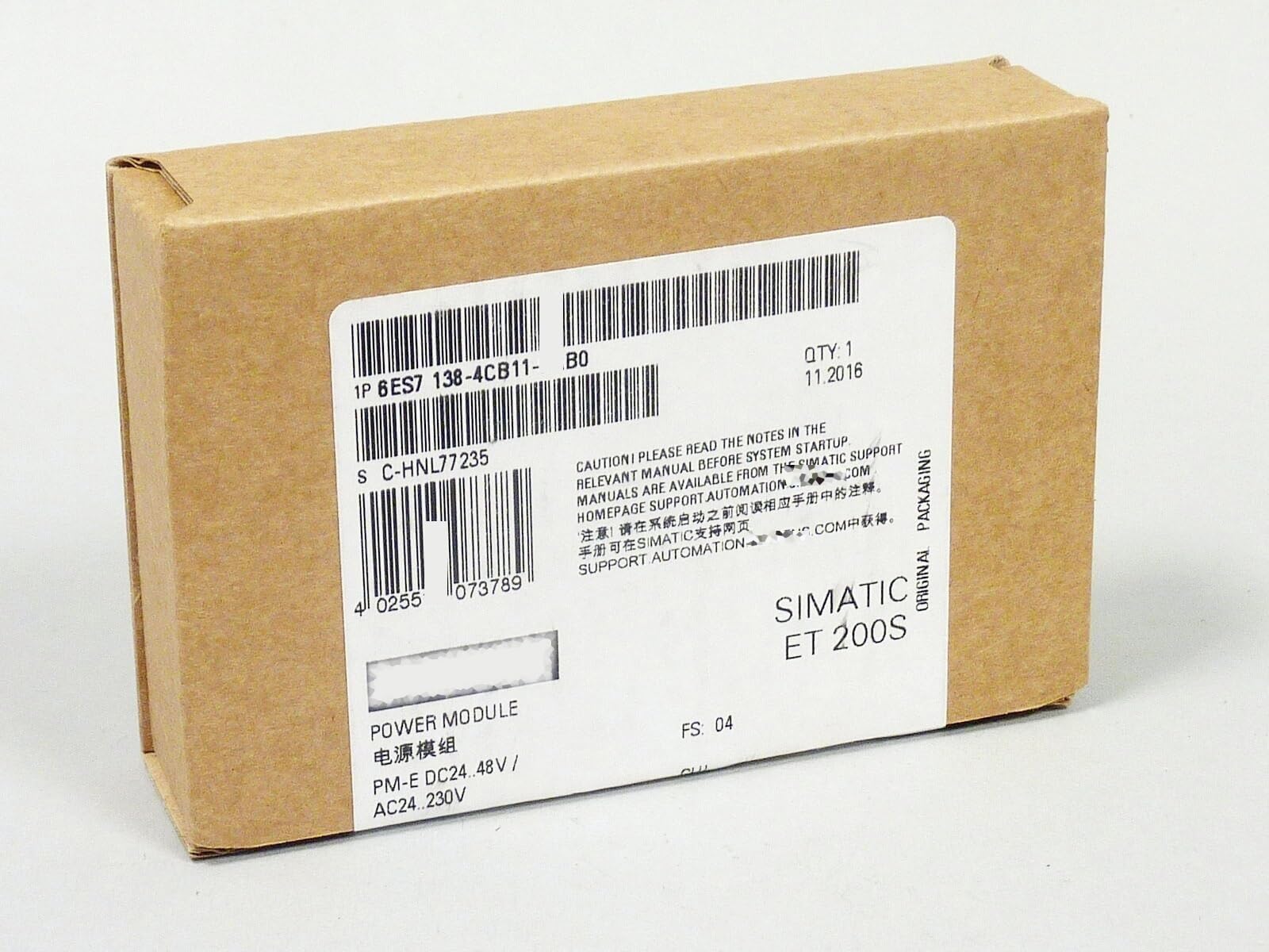 LYEUXHJPX 6ES7138-4CB11-0AB0 PLC Modules Power Module