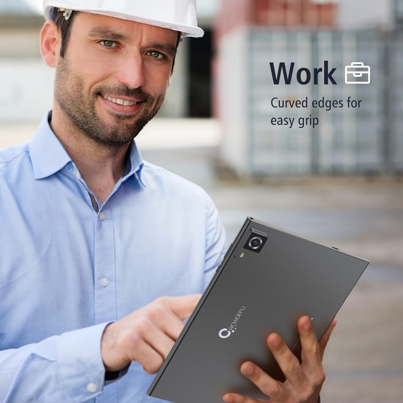 CWOWDEFU Tablet con slot per scheda SIM,10.1 pollici Android 14 tablet,tablet e telefono 4G LTE,presenta chipset MTK 2.3GHz,ROM 128 GB, RAM da 8 GB, WiFi, Bluetooth, GPS, All Mantel Madel