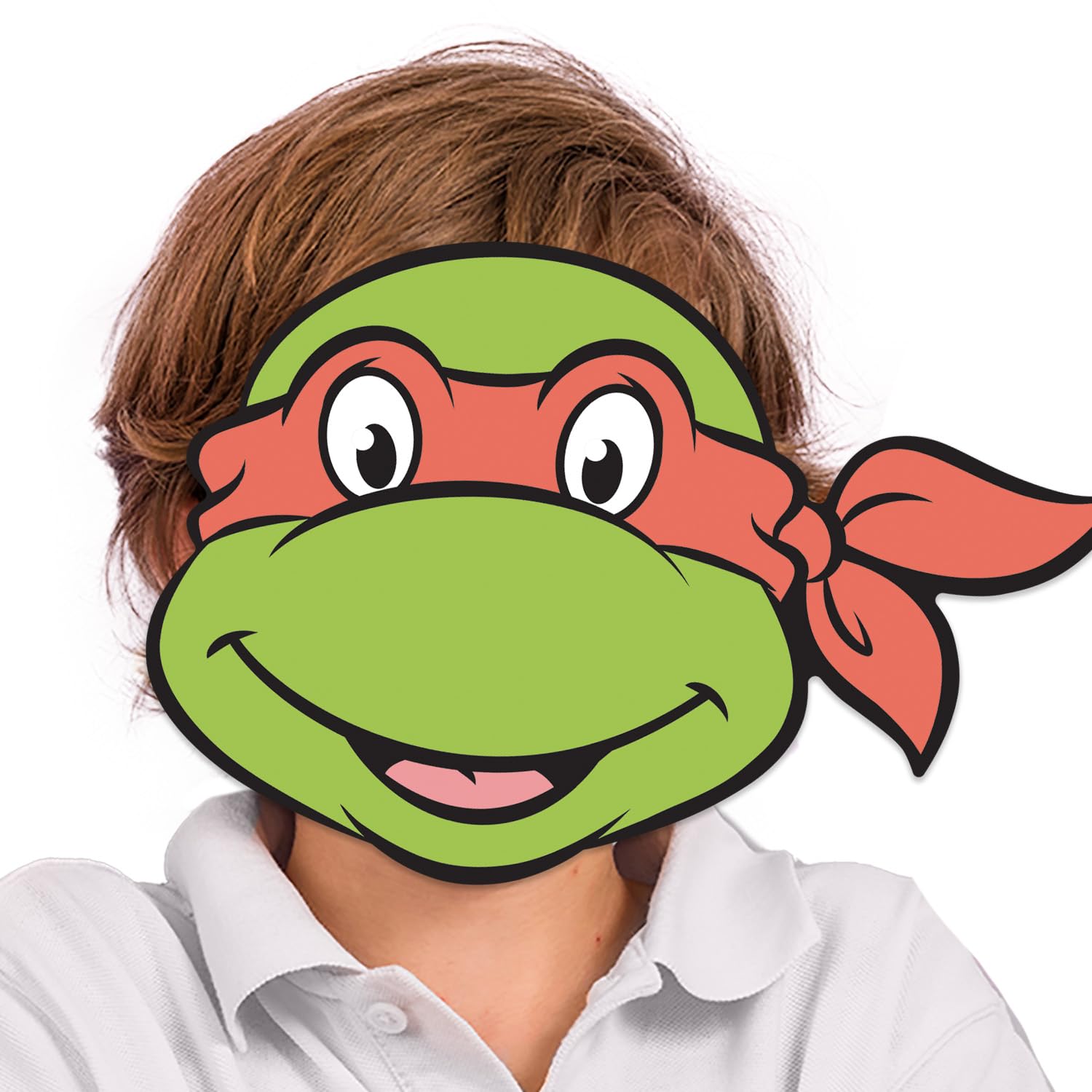 Star Cutouts SM500 TMNT Raphael Cardboard Face Mask – Kids Costume Fancy Dress Party Favour