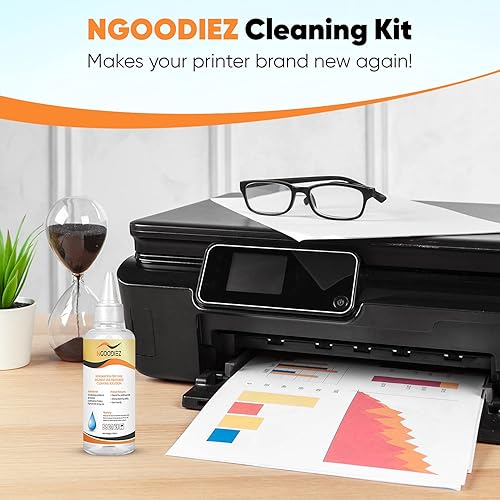Miniatura 8 de NGOODIEZ Kit de limpieza de cabezales de impresión para impresoras de inyección de tinta Epson, HP, Brother o Canon, kit de limpieza universal de
