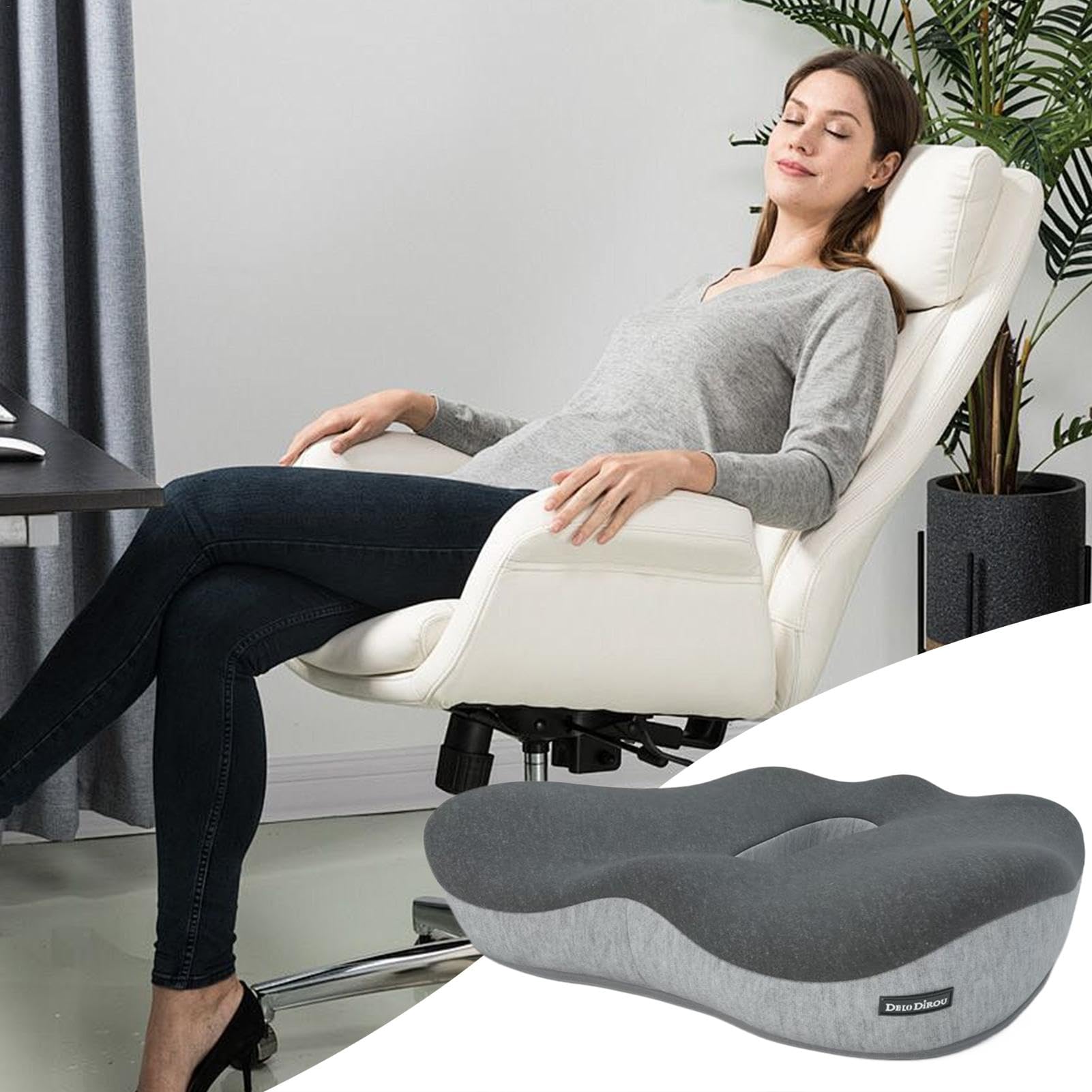 Cojín de Escritorio, Cojín de Asiento | Cojín para Silla de Ruedas | Cómodo cojín para silla de ruedas de escritorio, cojín para asiento del conductor, cojín para asiento, cojín para asiento de