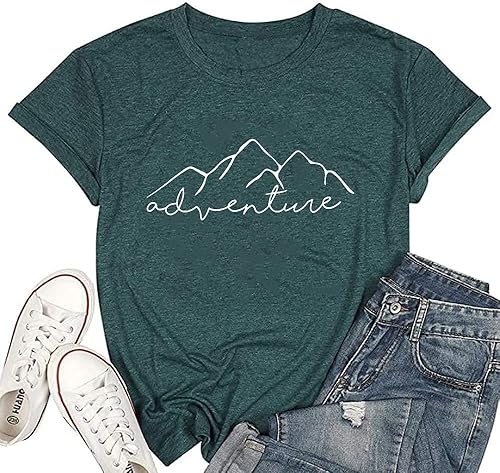 Miniatura 1 de Camiseta sin mangas divertida para mujer, diseño gráfico de aventura de montaña, senderismo, campamento, atlética, divertida