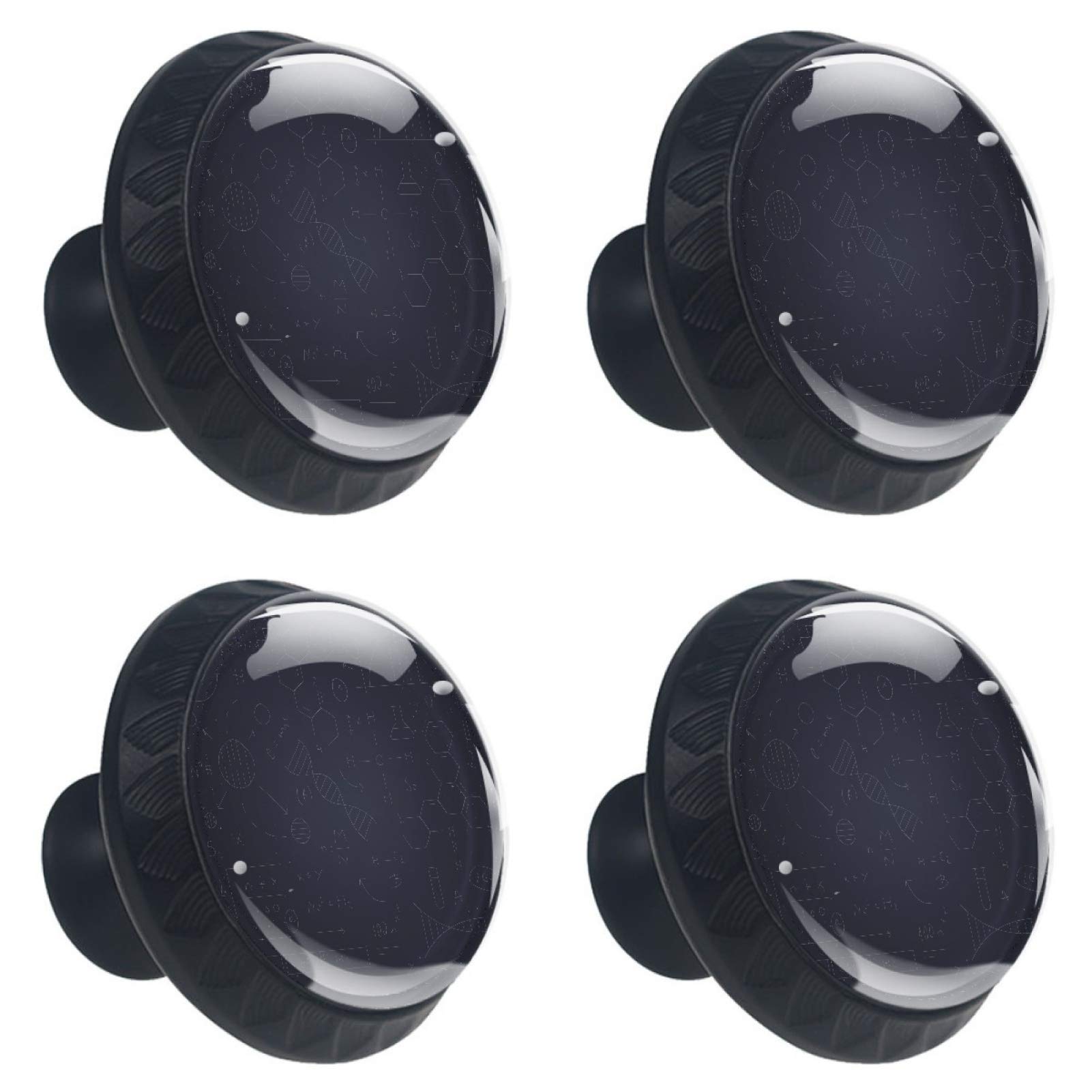 Boutons de meuble cuisine motif chimie pour relooker un buffet ou une commode d'enfant