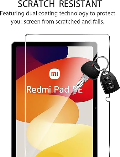 Miniatura 4 de Protector de pantalla para Xiaomi Redmi Pad SE de 11 pulgadas, dureza 9H, arañazos, vidrio templado, compatible con fundas, antiarañazos, (2