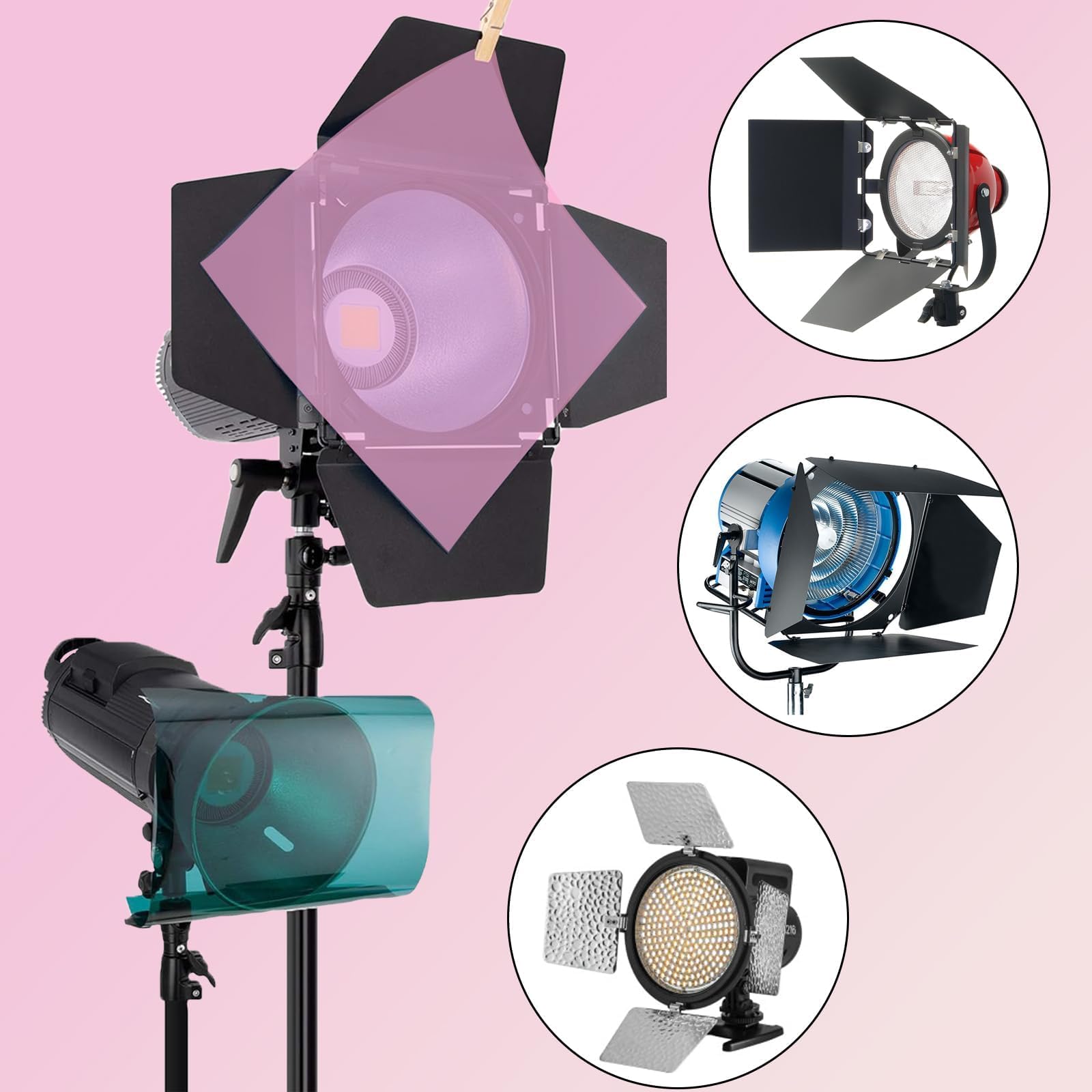 Matériau PC/résistant aux Hautes températures) 22 pièces Filtre pour Lampe, Film de Couleur Gel/Gelatine Spot/Filtres Photo/Gélatine Photo/Filtre LED Matériau PC/résistant aux Hautes températures) 22 pièces Filtre pour Lampe, Film de Couleur Gel/Gelatine Spot/Filtres Photo/Gélatine Photo/Filtre LED