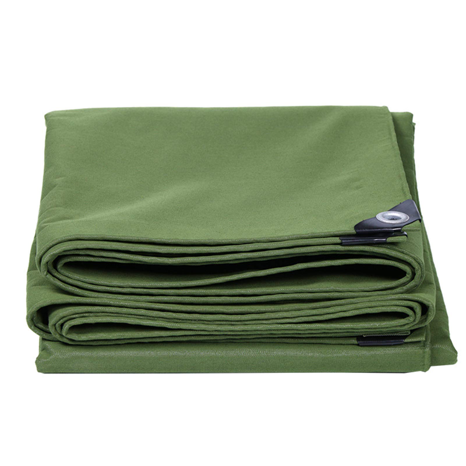 FOGUO Canvas Tarps Truck Tarp Waterproof 3x3ft, Heavy Duty Tarpaulin Cover, tarp Cover Waterproof with Aluminum Grommets, Heavy Duty Thick Material, for Roof, Outdoor, Patio