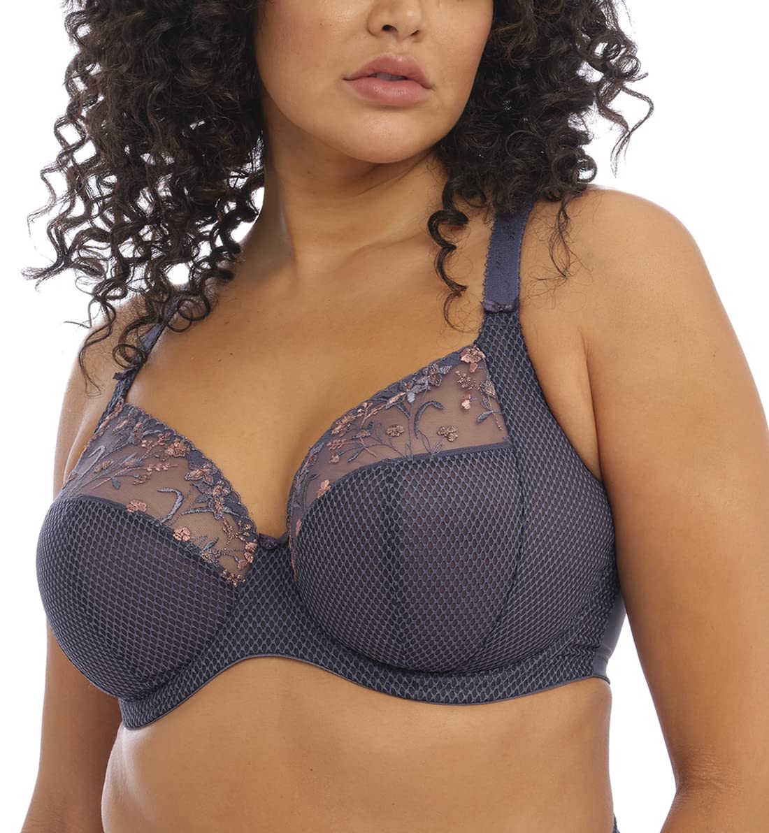 Elomi Charley Underwired Plunge Bra (36H, Storm)