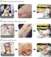 Vista 3 de Adjustable Silicone Cat Scratch Proof Boots for Bathing and Grooming