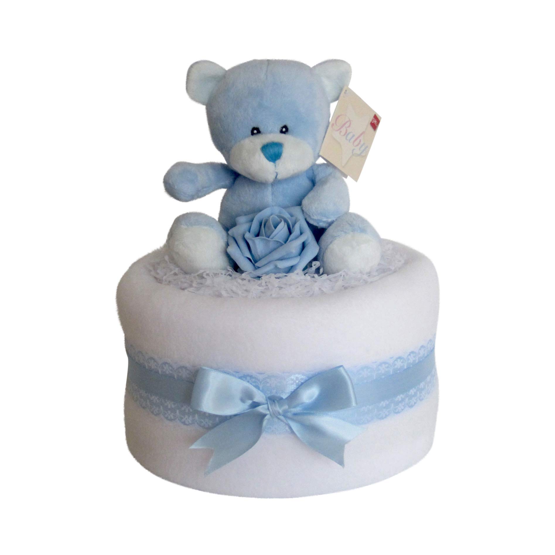 baby shower nappy cake boy