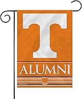 Vista 58 de Rico Industries NCAA Alumni - Bandera de jardín de doble cara de 13 x 18 pulgadas