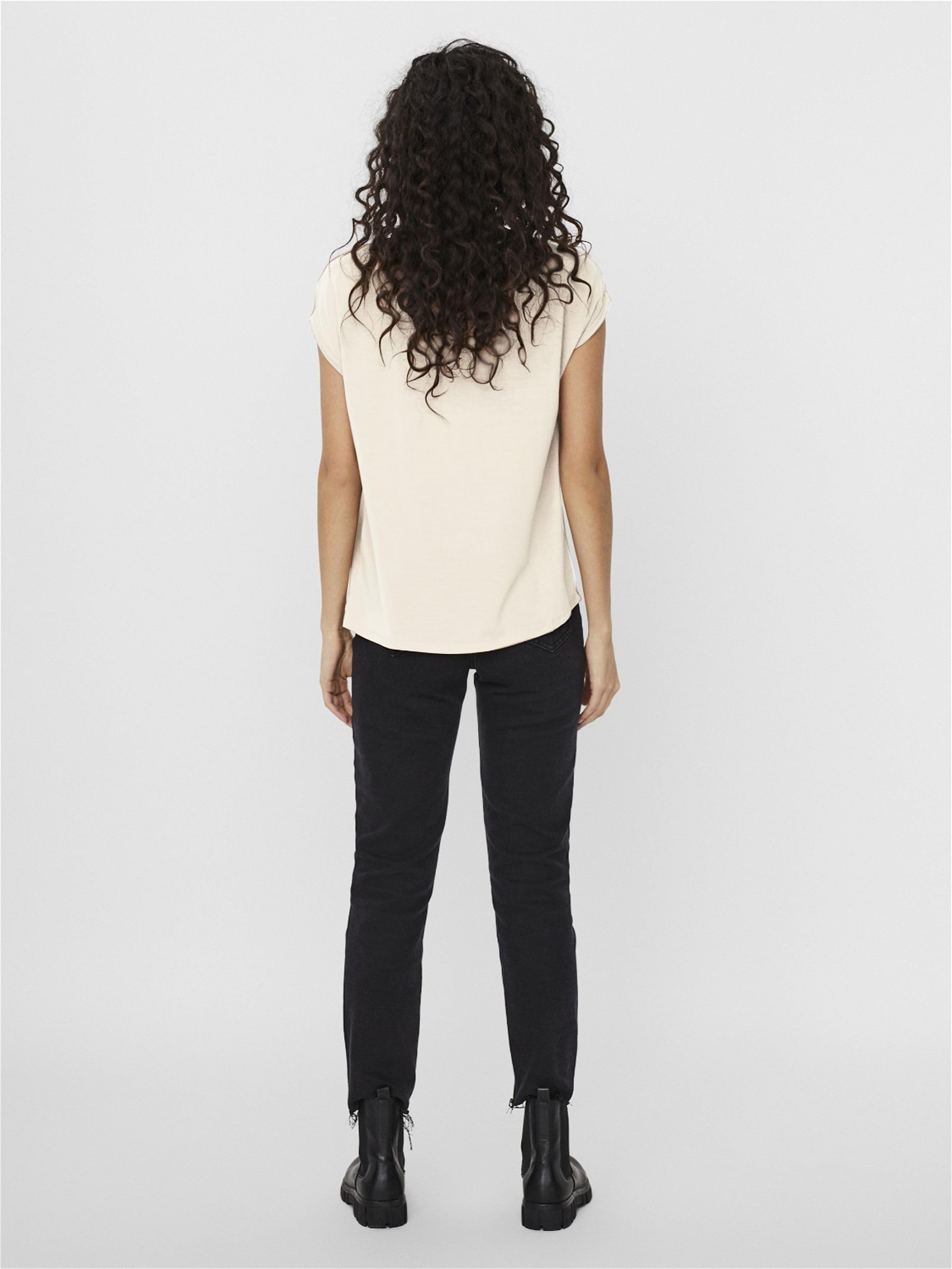 VERO MODA Damen Vmava Plain Ss Unterhemd