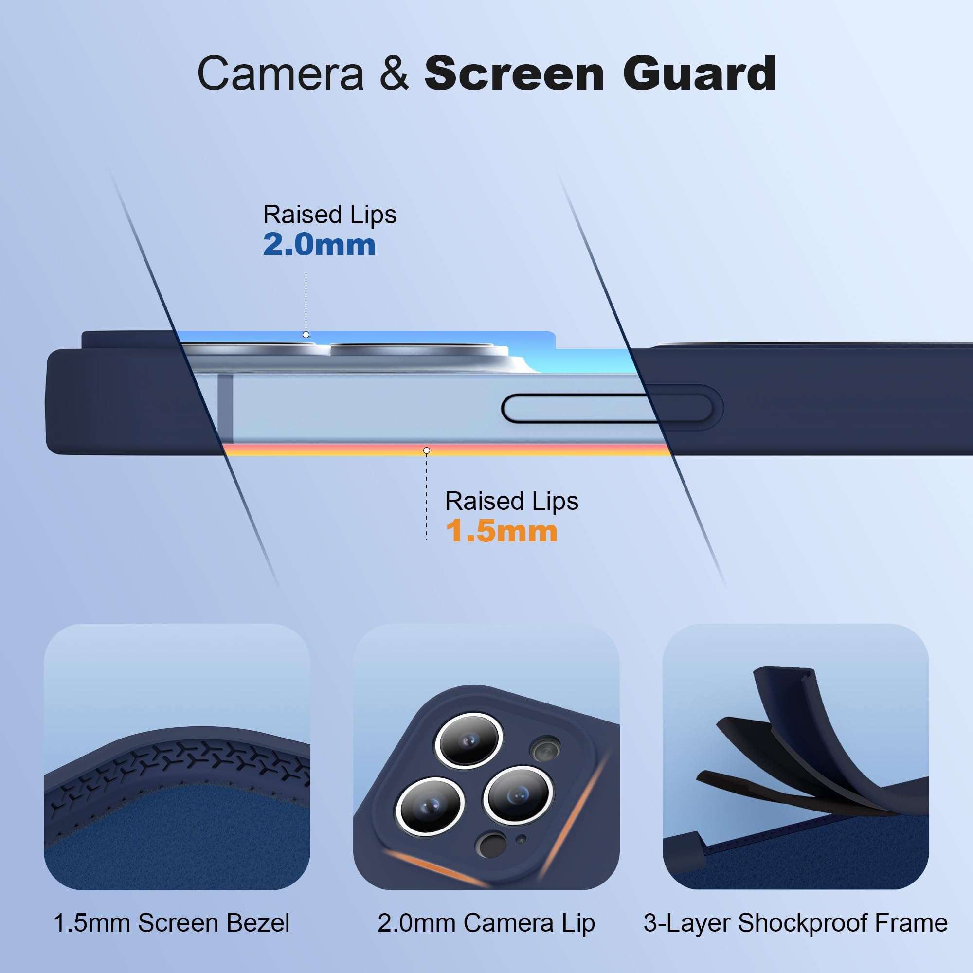 Funda para iPhone 14 Pro Max con soporte magnético invisible, compatible con MagSafe, protección de grado militar, a prueba de golpes, silicona para iPhone 14 Pro Max, fundas de teléfono para mujeres