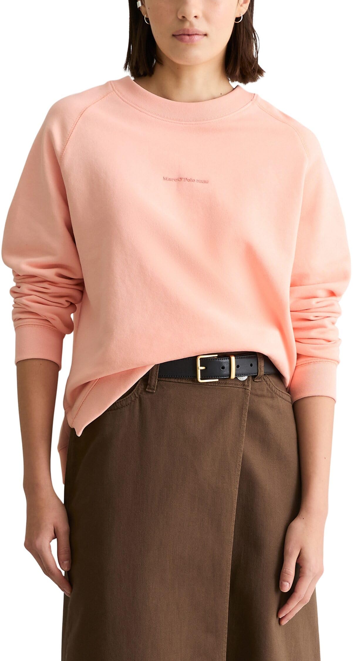 Marc OߴPolo Denim Damen Sweatshirt aus Bio-Baumwolle mit Raglanärmeln