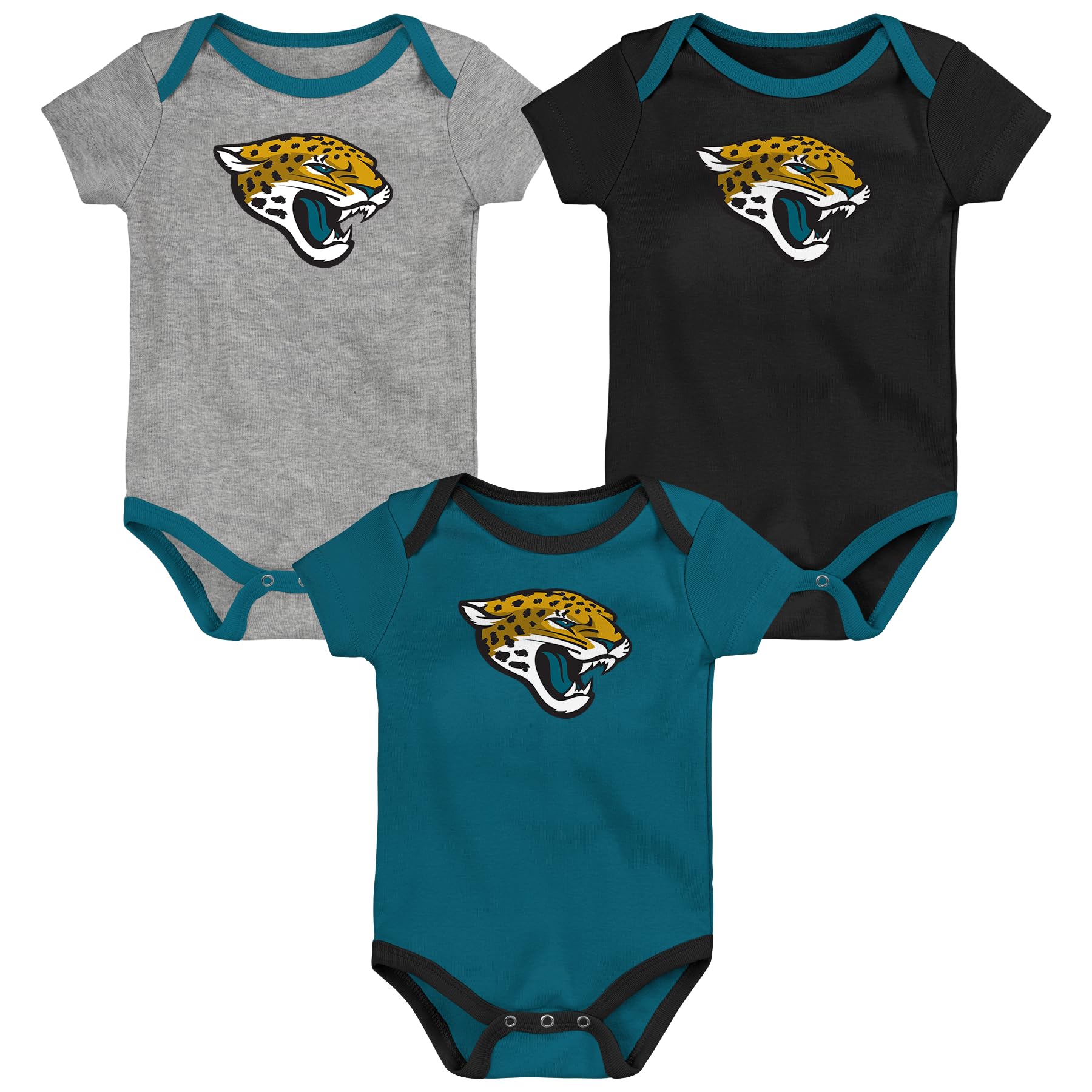 NFL Nfl Infant 3 Pack Creeper Set Body à manches courtes Mixte bébé (lot de 3)