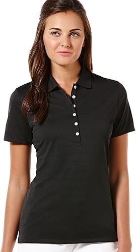 Callaway Opti-Vent camiseta polo de manga corta para mujer, para golf, con malla