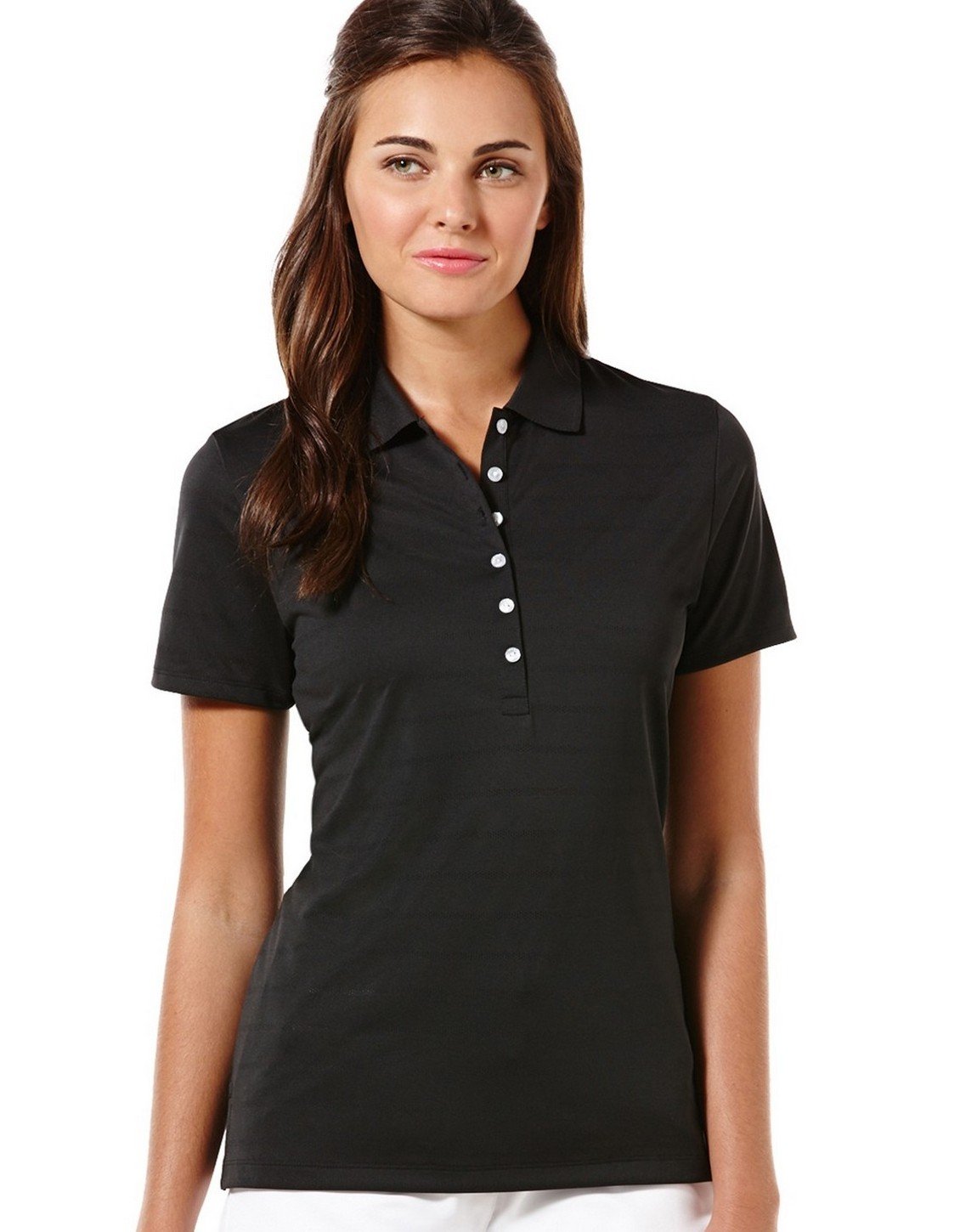 Callaway Women's Short Sleeve Opti Polo golf shirts, Black, 3XL UK