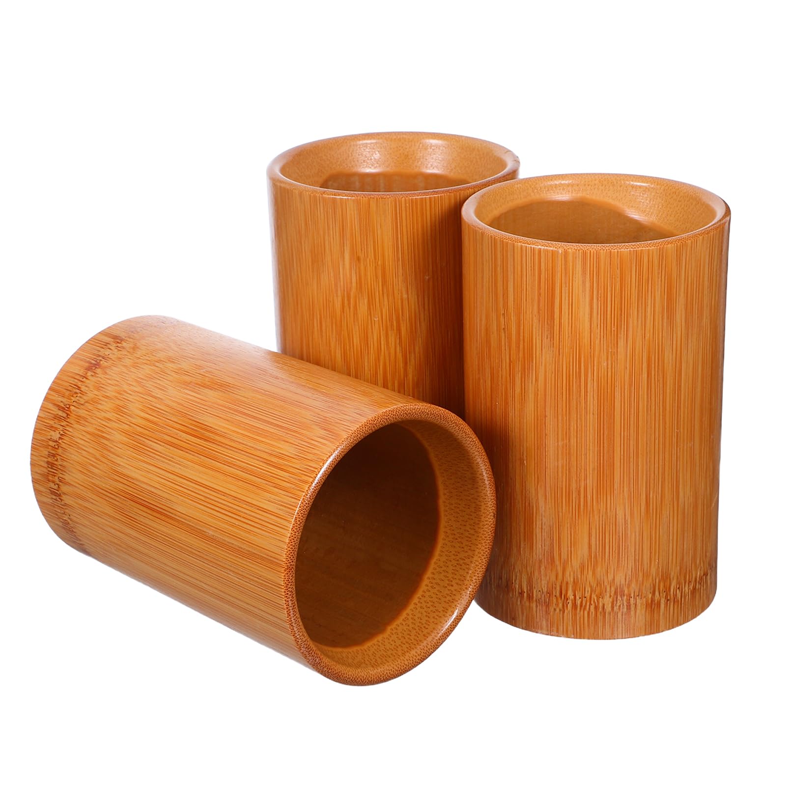 Portapenne in Bambù Organizer da Cucina e Scrivania Contenitore per Cancelleria e Posate Versatile e Pratico per Ufficio e Casa