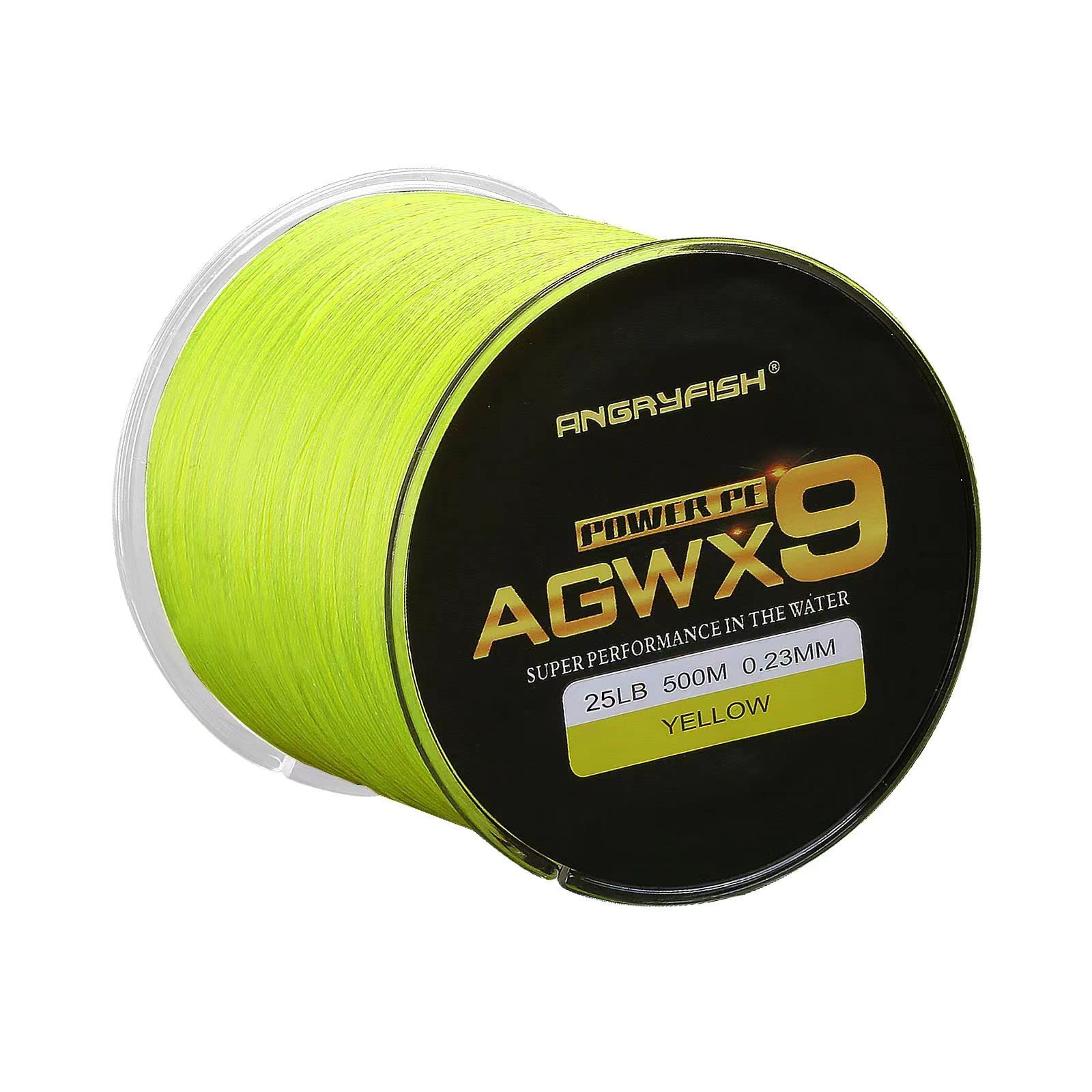 ANGRYFISHAGWX9 Braided Fishing Line-Zero Stretch-Abrasion Resistant-Super Strong-Excellent Stretch Smoothness