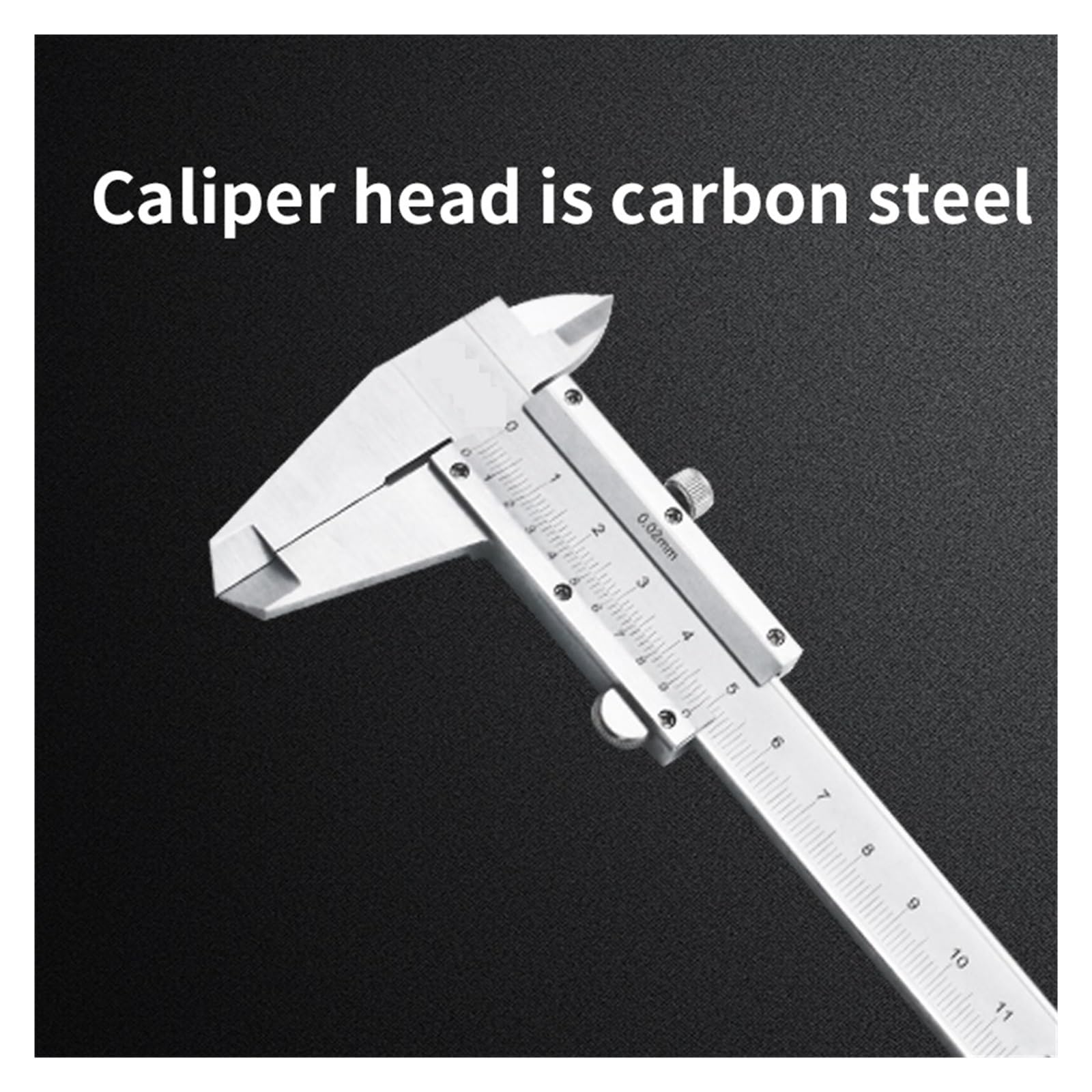 Calibrador Vernier de 6", 8" y 12" acero inoxidable, calibradores no digitales 0 a 300 mm, calibrador micrométrico manual,01, alta precisión,Procalibrado(0-300mm)