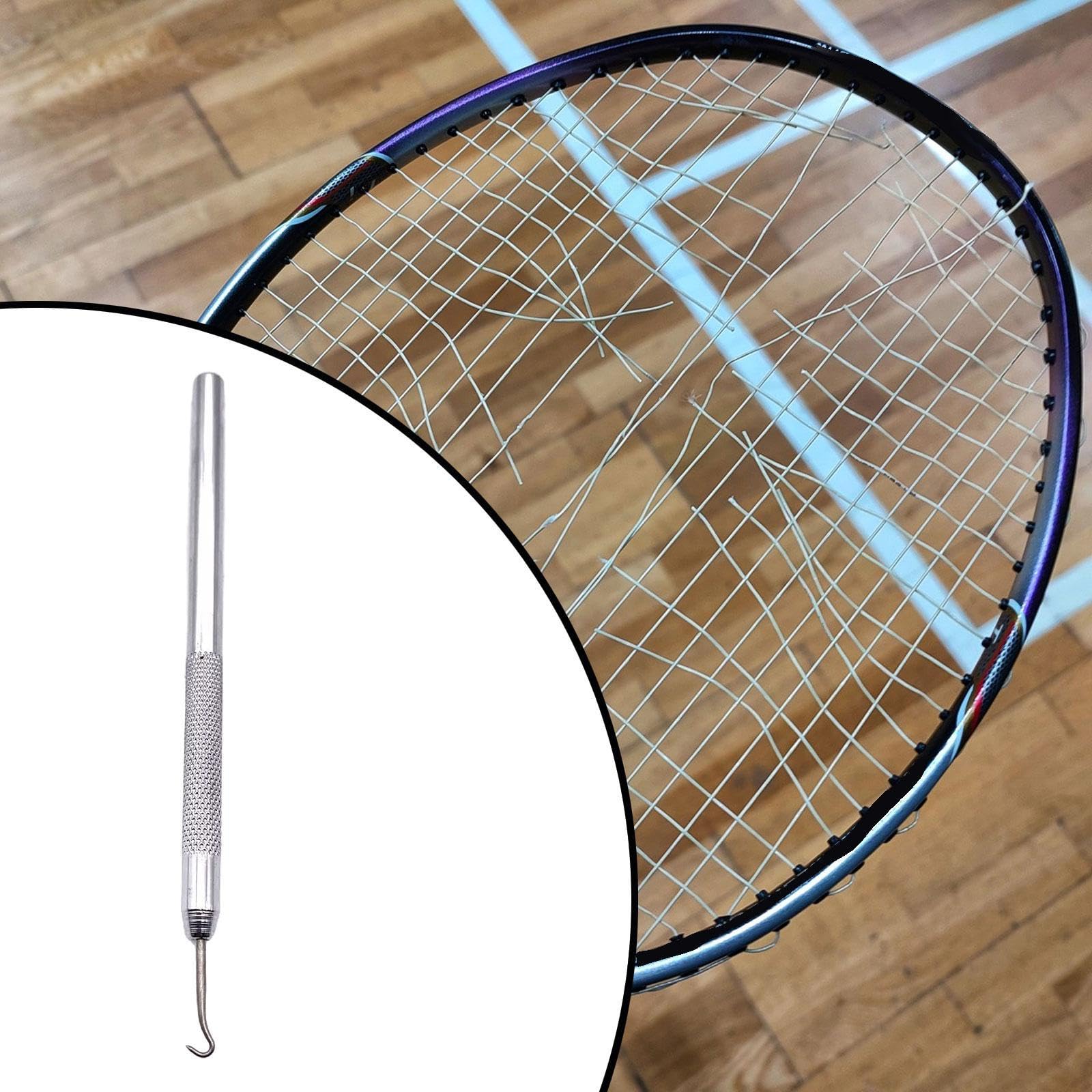 Courtieyeardceastea Tennissaite Werkzeug Set - T-Griff Saitenmaschine Mit Haken 8.5cm