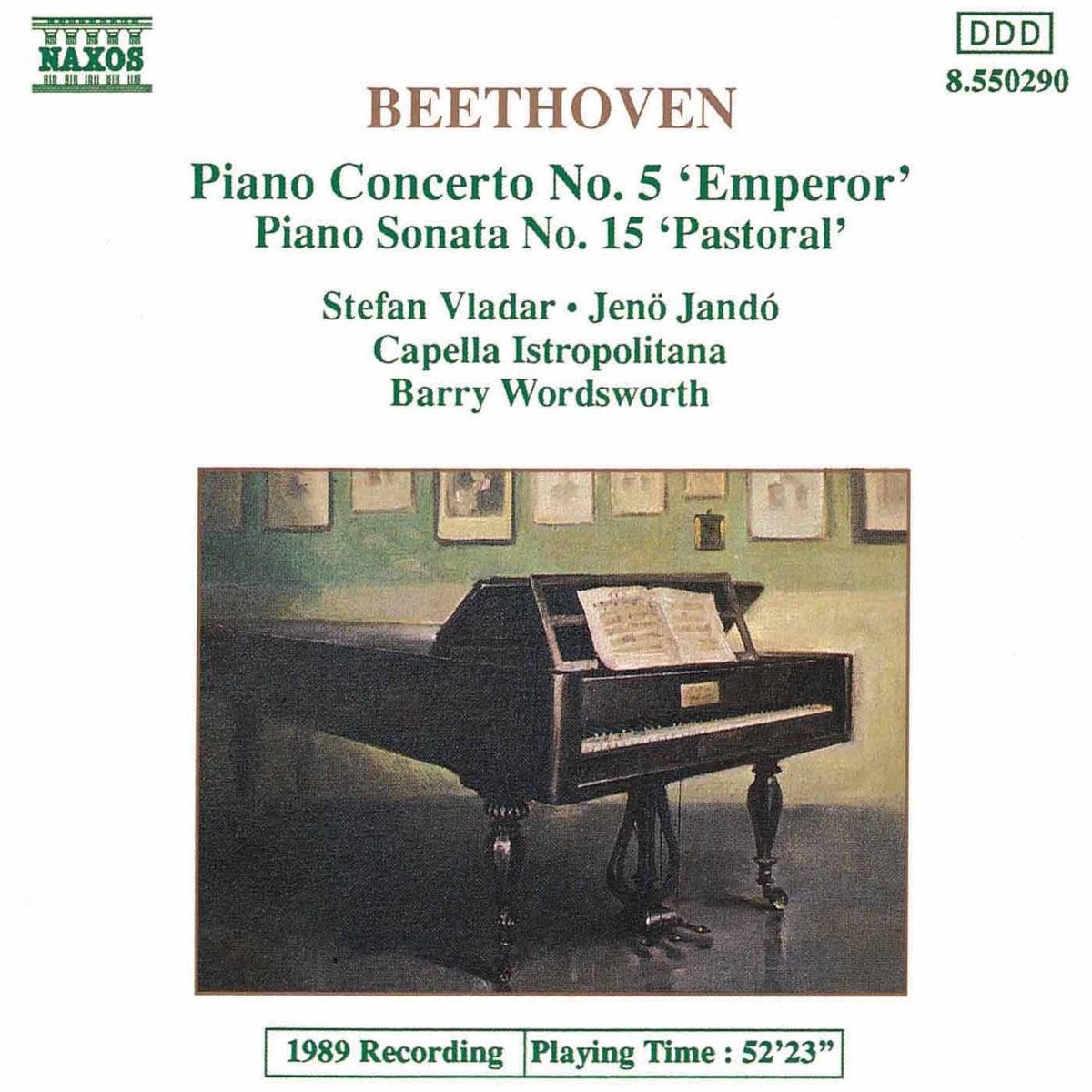 Piano Concerto 5/Piano So [Audio CD] Beethoven and Barry Wordsworth