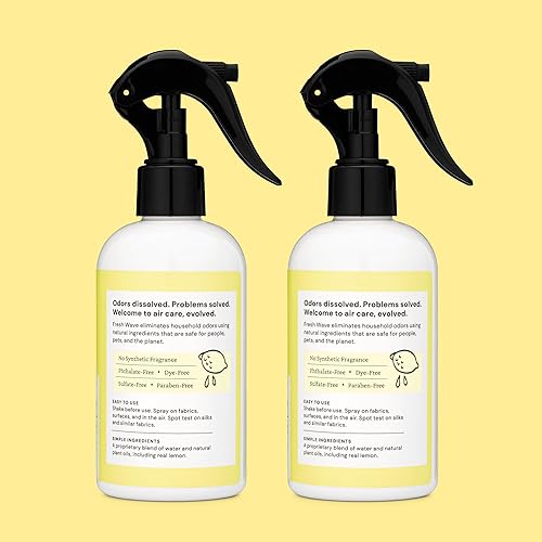Vista 38 de Fresh Wave Spray eliminador de olores de lavanda y ambientador, 8 onzas, paquete de 2, sin aerosol, niebla fina, alivio de olores más seguro