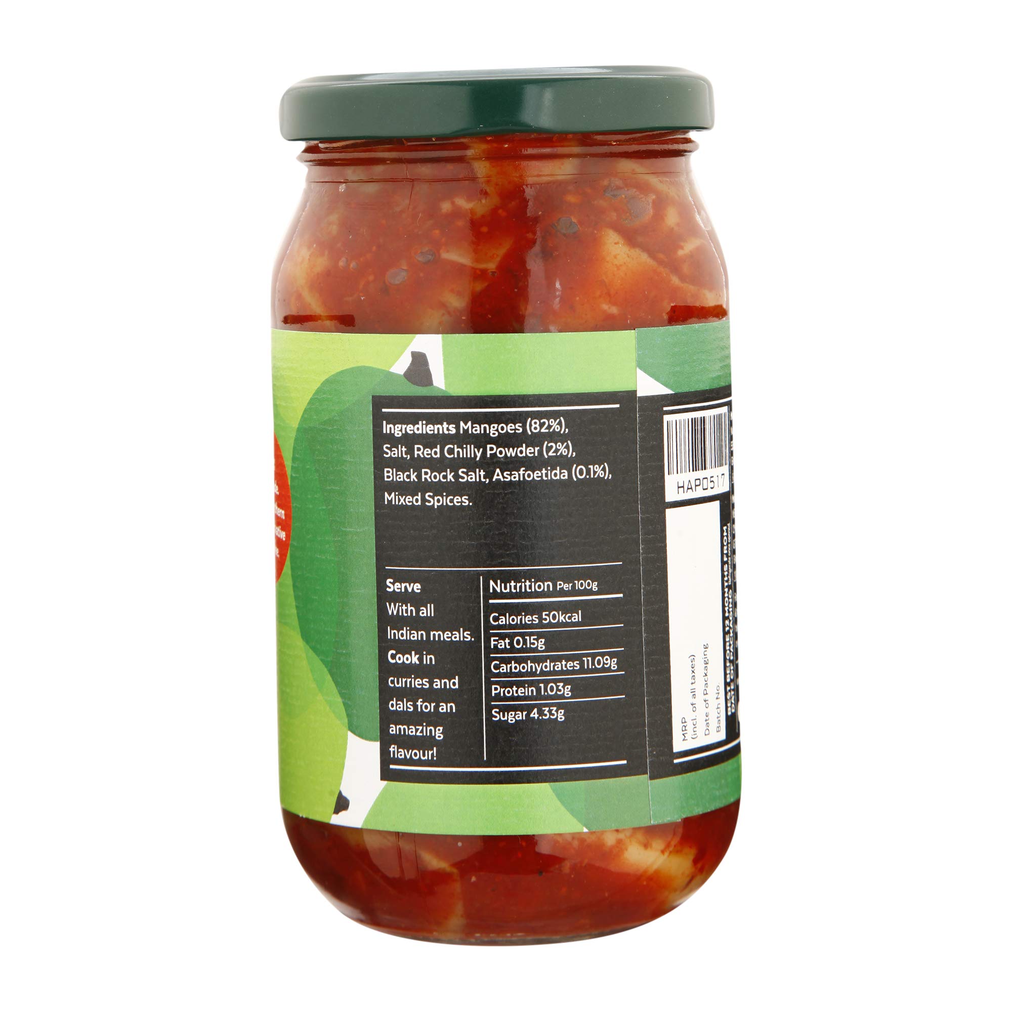 Aamra Homemade Natural Heeng Aam Pickle (Hing Mango Pickle), No Preservatives, Oil-Free- 390gm - Image 2 thumbnail