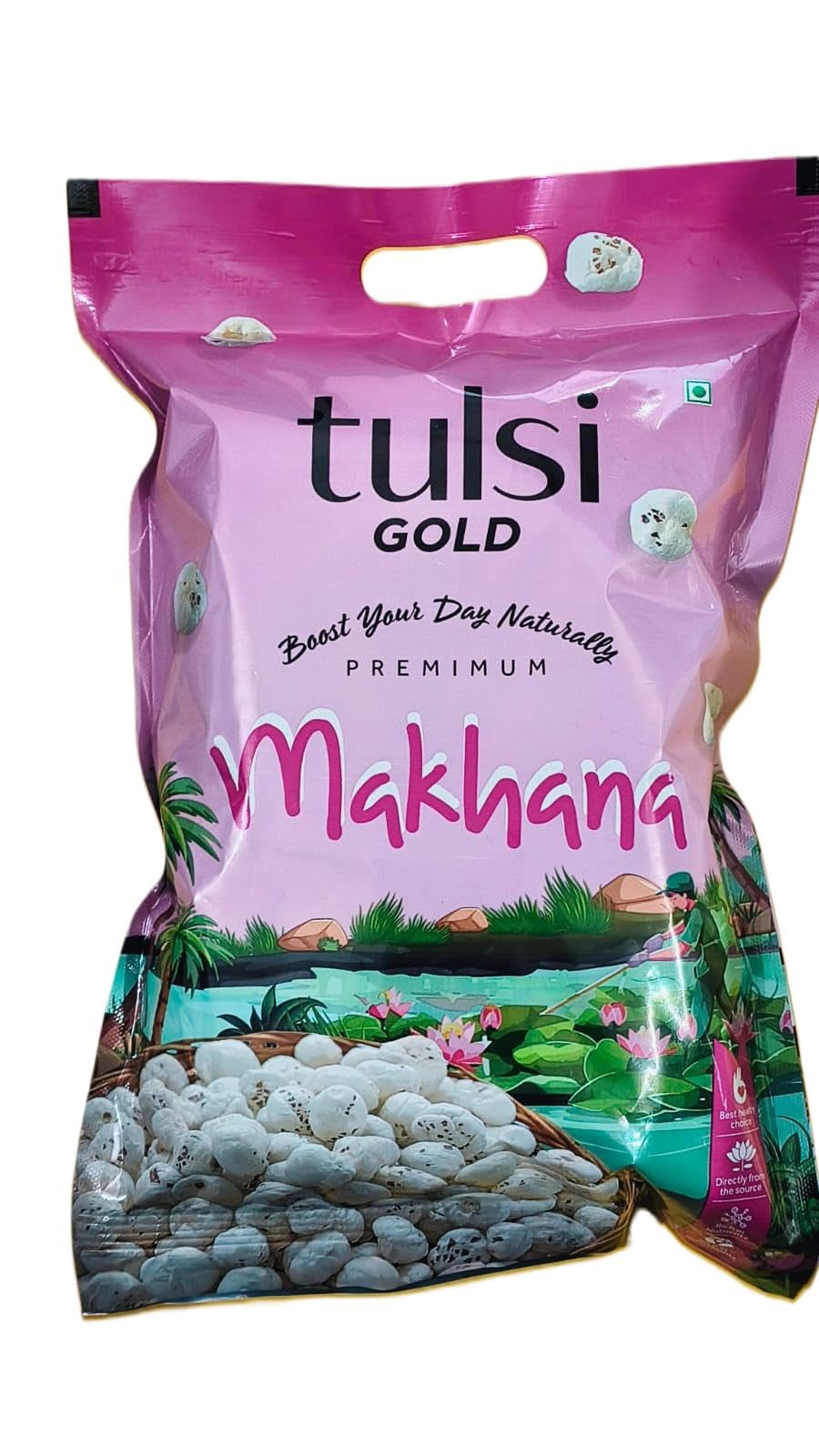 Tulsi Gold Premium Makhana, Fox Nuts, Rich in Nutrients and Antioxidants, Healthy Snack, 100g-image-43