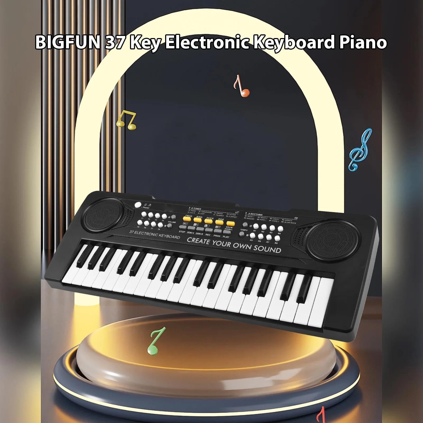Tastiera Digitale Per Principianti Tastiera Elettronica Per Pianoforte A 37 Tasti 8 Toni 8 Ritmi 11 Demo 4 Effetti Sonori Per Strumenti Musicali Pianoforte