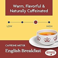 Vista 4 de Red Rose English Breakfast, té negro de hoja suelta, 12 oz