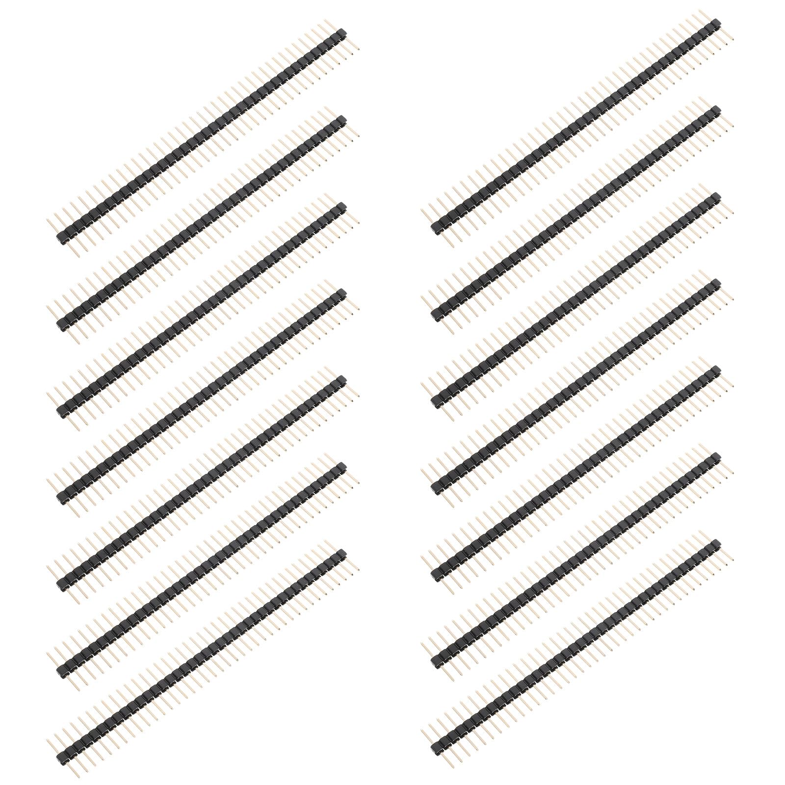 Conector de Clavijas Rectas 2.54 mm 1x40p para Evitar Falsos Contactos en Circuitos 8