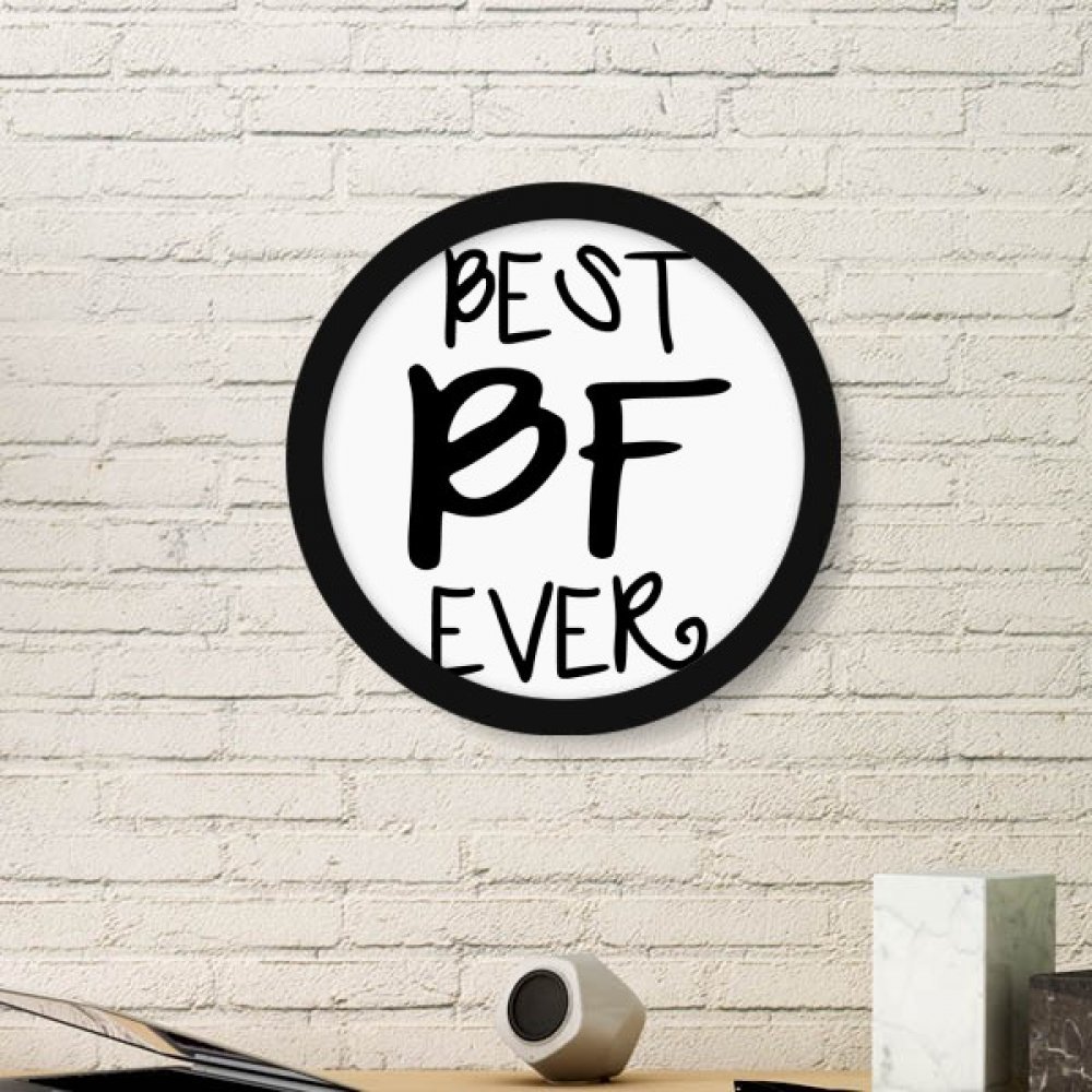 Meilleur BF jamais cadre photo noir - Décoration Saint Valentin romantique