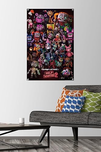 Miniatura 2 de Trends International Five Nights at Freddy's Help Wanted 2 - Póster de pared grupal, 22.37 x 34.00 pulgadas, paquete de póster y alfiler