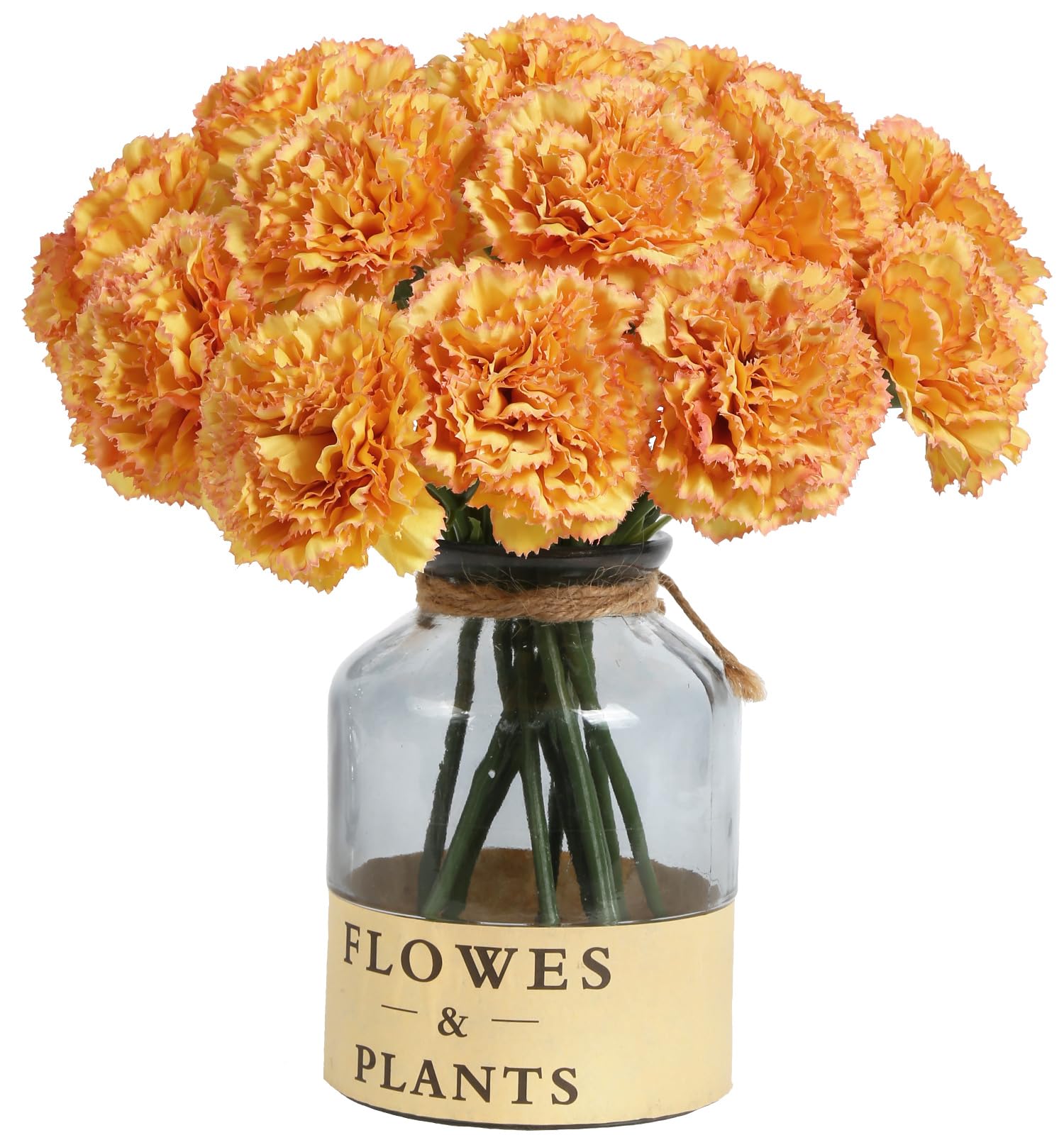 Amazon.co.jp: ICBOX 人工カーネーション シルクフラワー - 15個