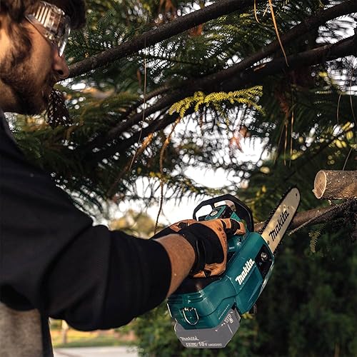 Miniatura 10 de Makita XCU10SM1 - Kit de motosierra de cadena de mango superior de 12 pulgadas LXT de iones de litio sin escobillas de 18 V LXT con batería BL1840B