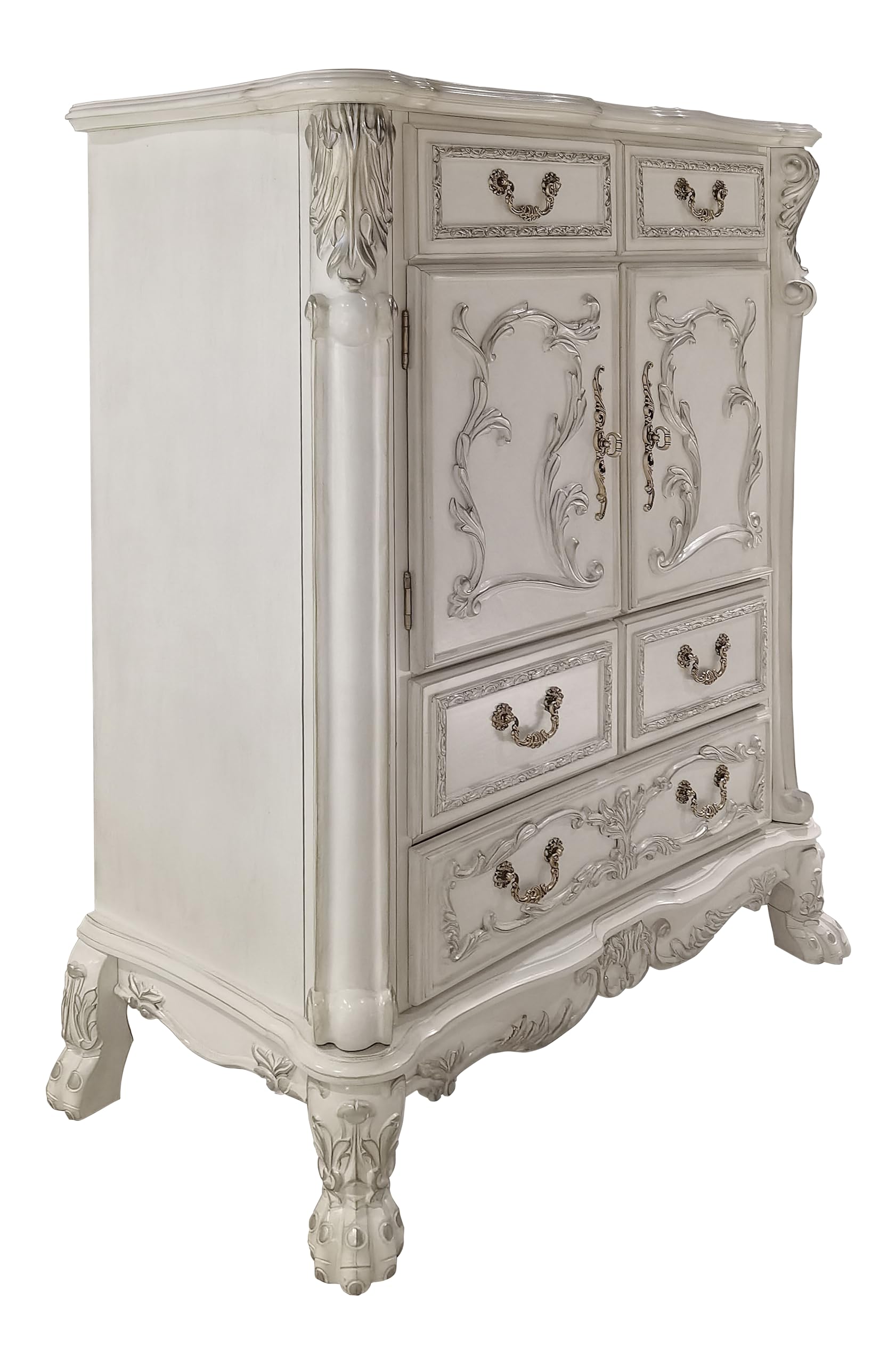 Amazon.com: Acme Furniture Dresden 5-Drawer Wood Chest with 2