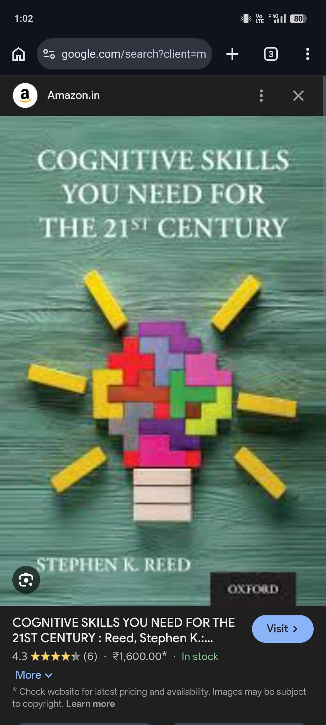 Buy Cognitive Skills You Need for the 21st Century — BookShops.in