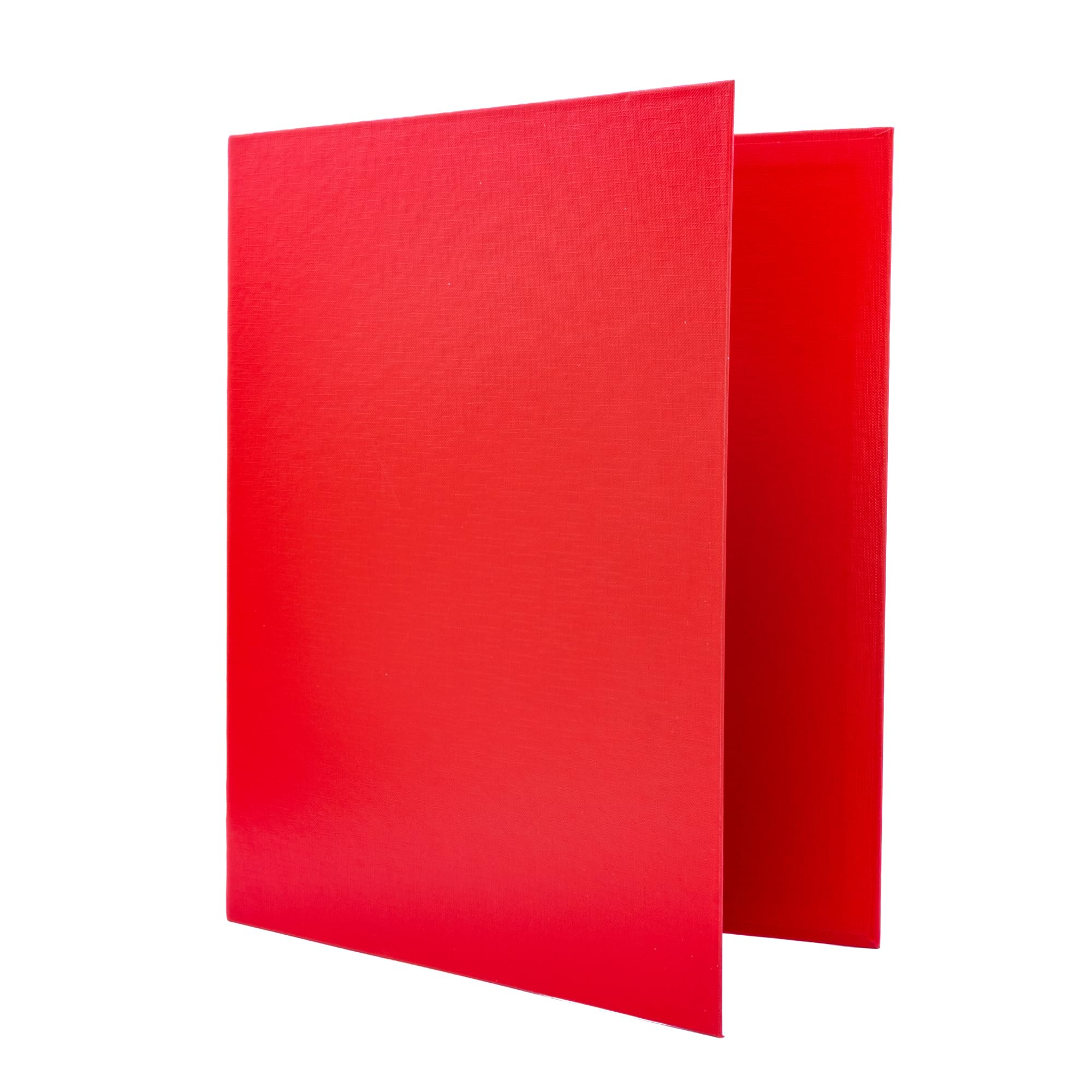 Raylu Paper® - 25mm 4 D-Ring Binder - A4 File Cabinet with Rings for Storing Documents, A4 Size 33.5cm High x 26cm Wide and 4cm Thick Spine (Red)