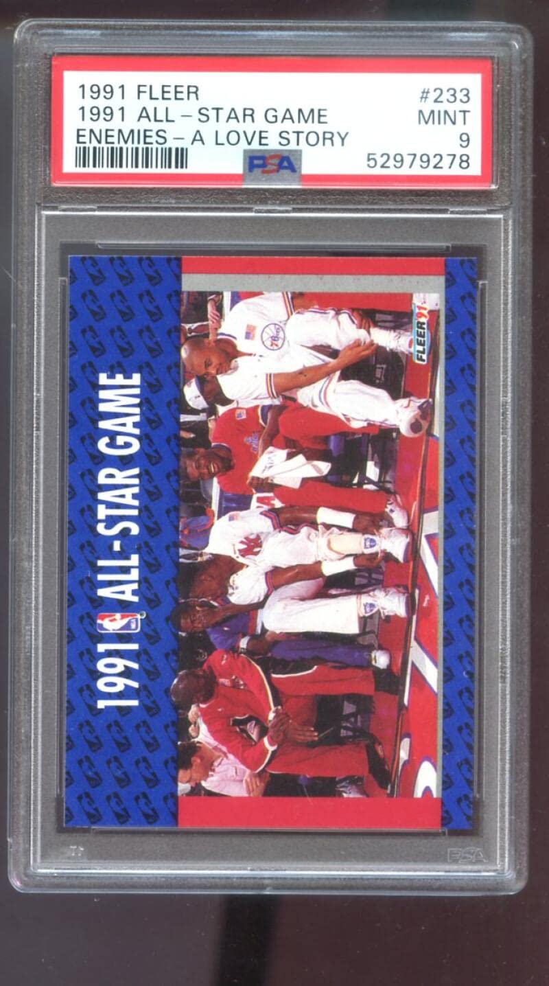 Amazon.com: 1991-92 Fleer #233 All-Star Game Michael Jordan PSA 9