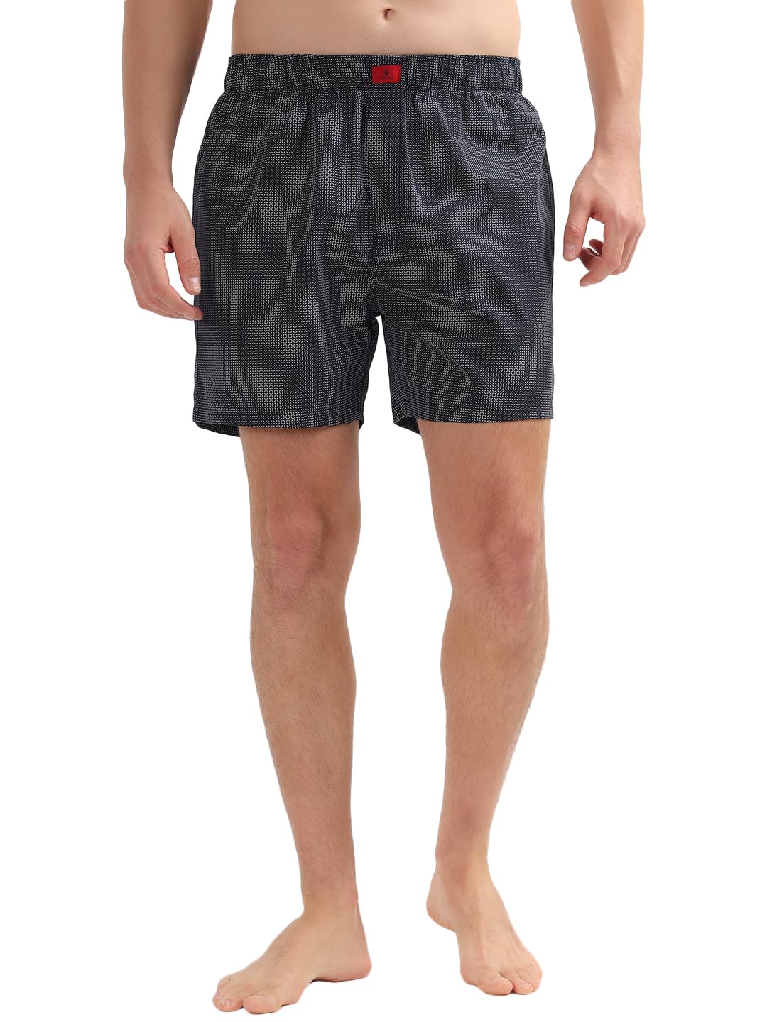 cantabil Men's Navy Blue Regular Fit Printed Boxer (P_MBOX00035)-picture-11