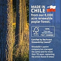 Vista 2 de Juego de cubiertos de madera desechables – 100% compostable para el hogar – Mezcla 300 (120 tenedores, 120 cucharas y 80 cuchillos) 6.5